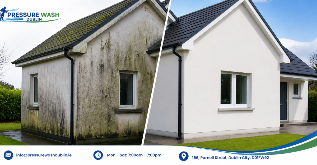 Patio cleaning in Dublin Residential