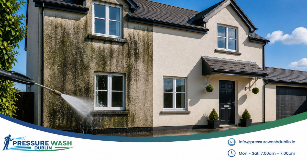 Power washing in Residential