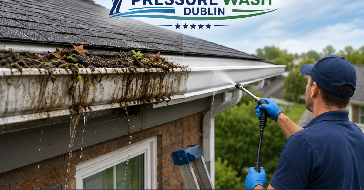 Gutter Cleaning in Residential