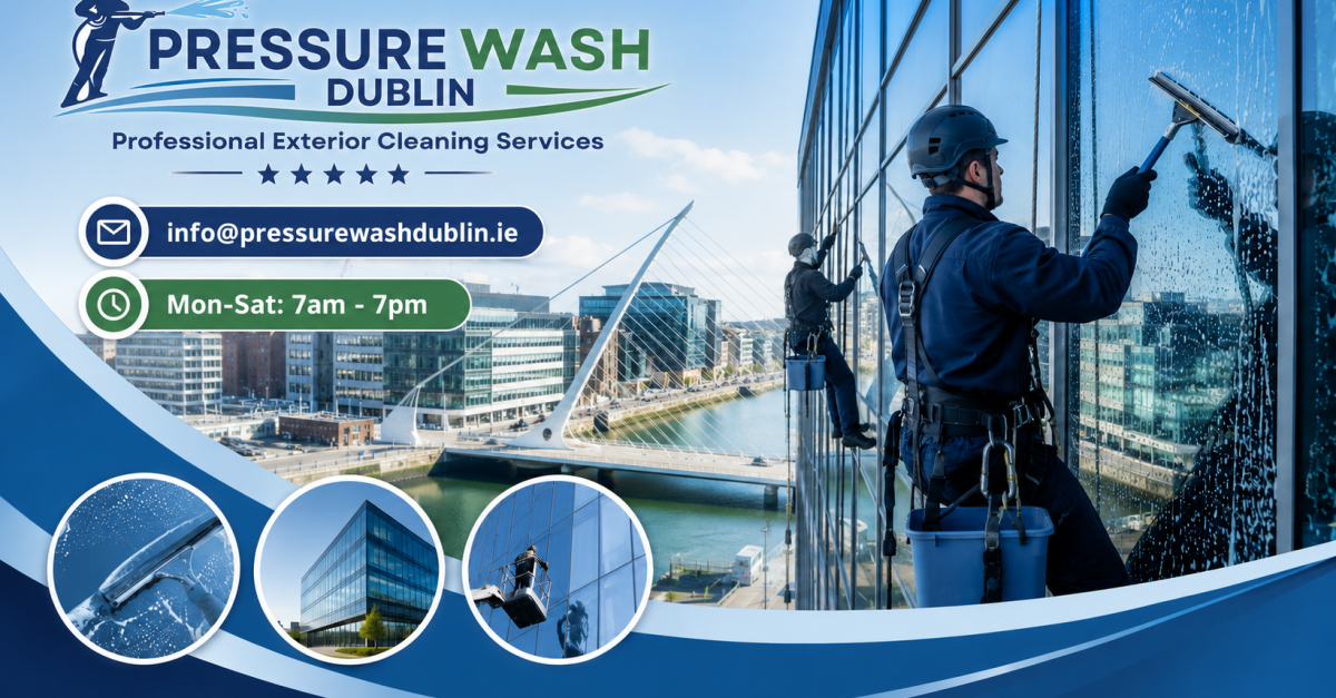 Commercial window Cleaning in Dublin